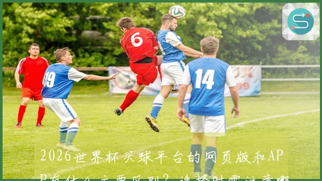 2026世界杯买球平台的网页版和APP有什么主要区别？选择时需注意哪些误区？